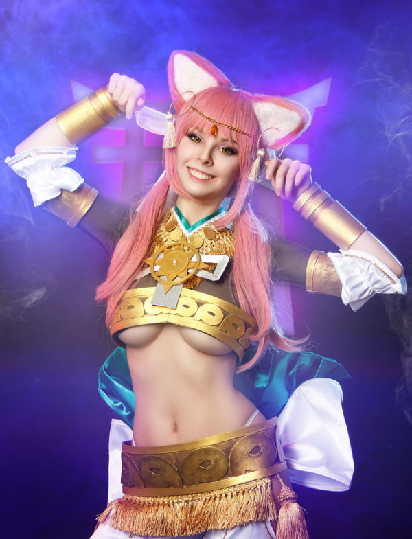 Lewd And Nude Tamamo No Mae Cosplay Collection By Helly Valentine