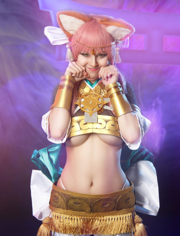 Lewd And Nude Tamamo No Mae Cosplay Collection By Helly Valentine