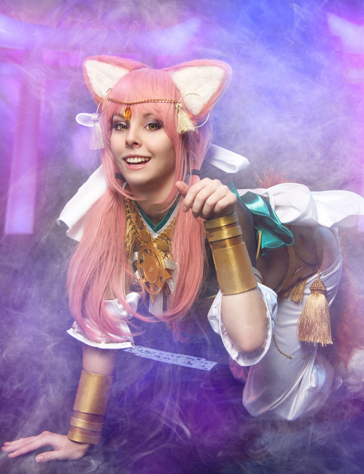 Lewd And Nude Tamamo No Mae Cosplay Collection By Helly Valentine