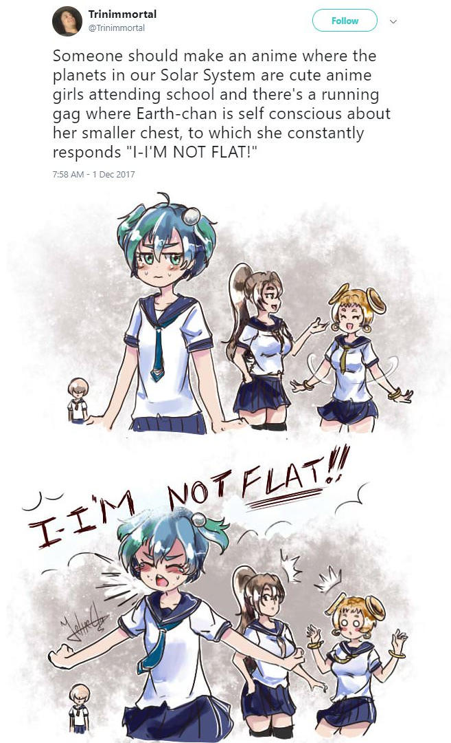 Where did Earth-chan Come From