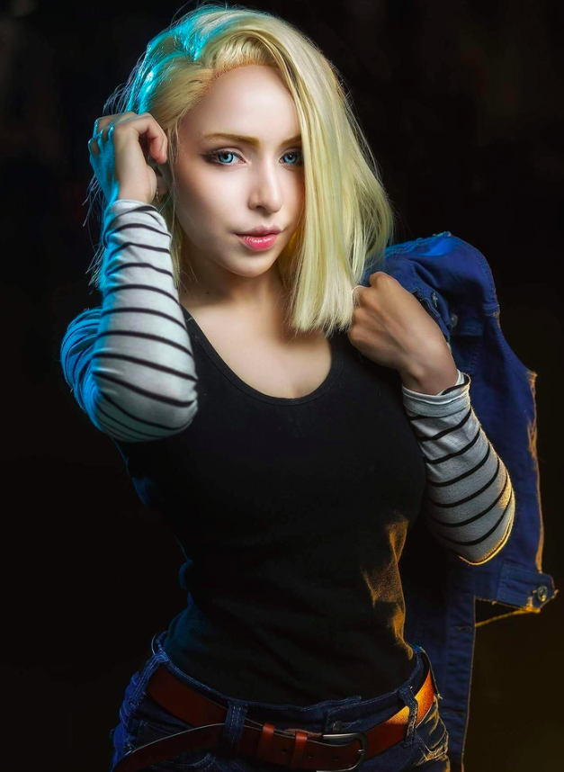 Sexy Ecchi Hot Nude Dragonball Android 18 Cosplay