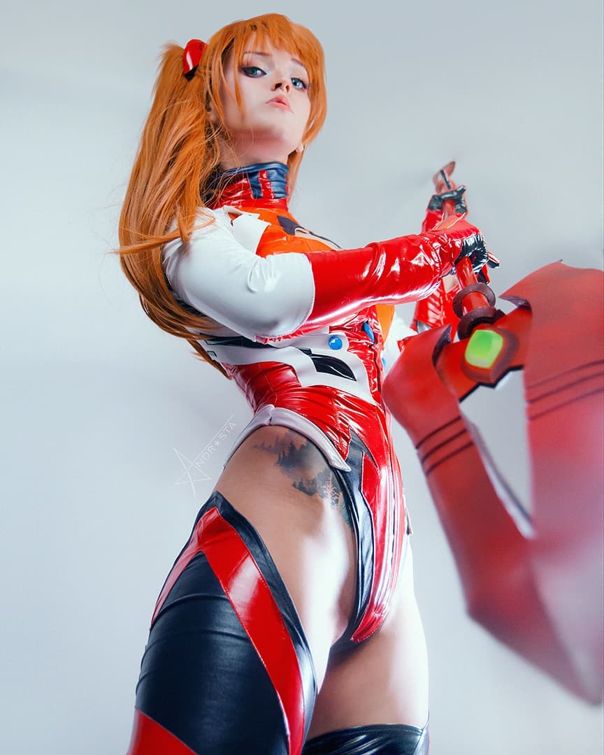 Evangelion Anime Sexy Asuka Cosplay - Andrasta