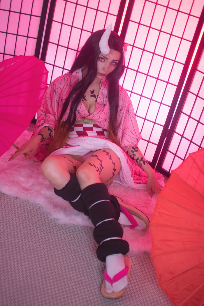 Kimetsu no Yaiba Nezuko Ecchi Cosplay - ShiroKitsune