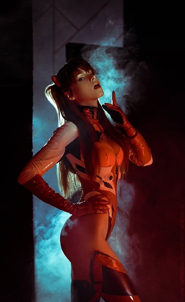 Evangelion Anime Sexy Asuka Cosplay - Shirogane_sama