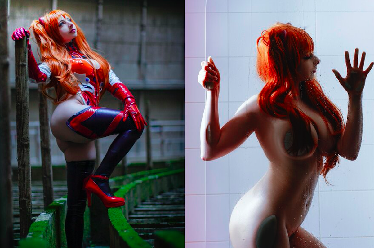 Evangelion Anime Sexy Asuka Cosplay - Mikomin