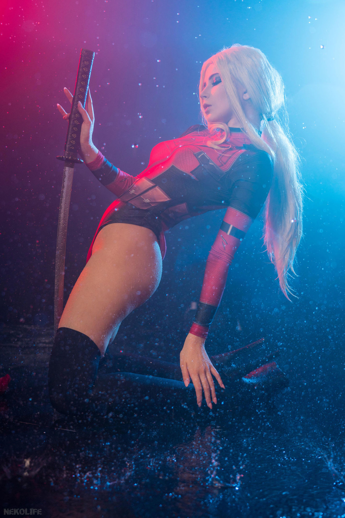 Lewd Lady Deadpool by Oichi