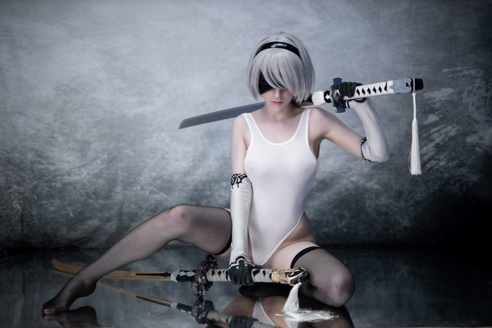 Lewd Gamer Girls Cosplay Collection - 2B Cosplay By Lana Rain