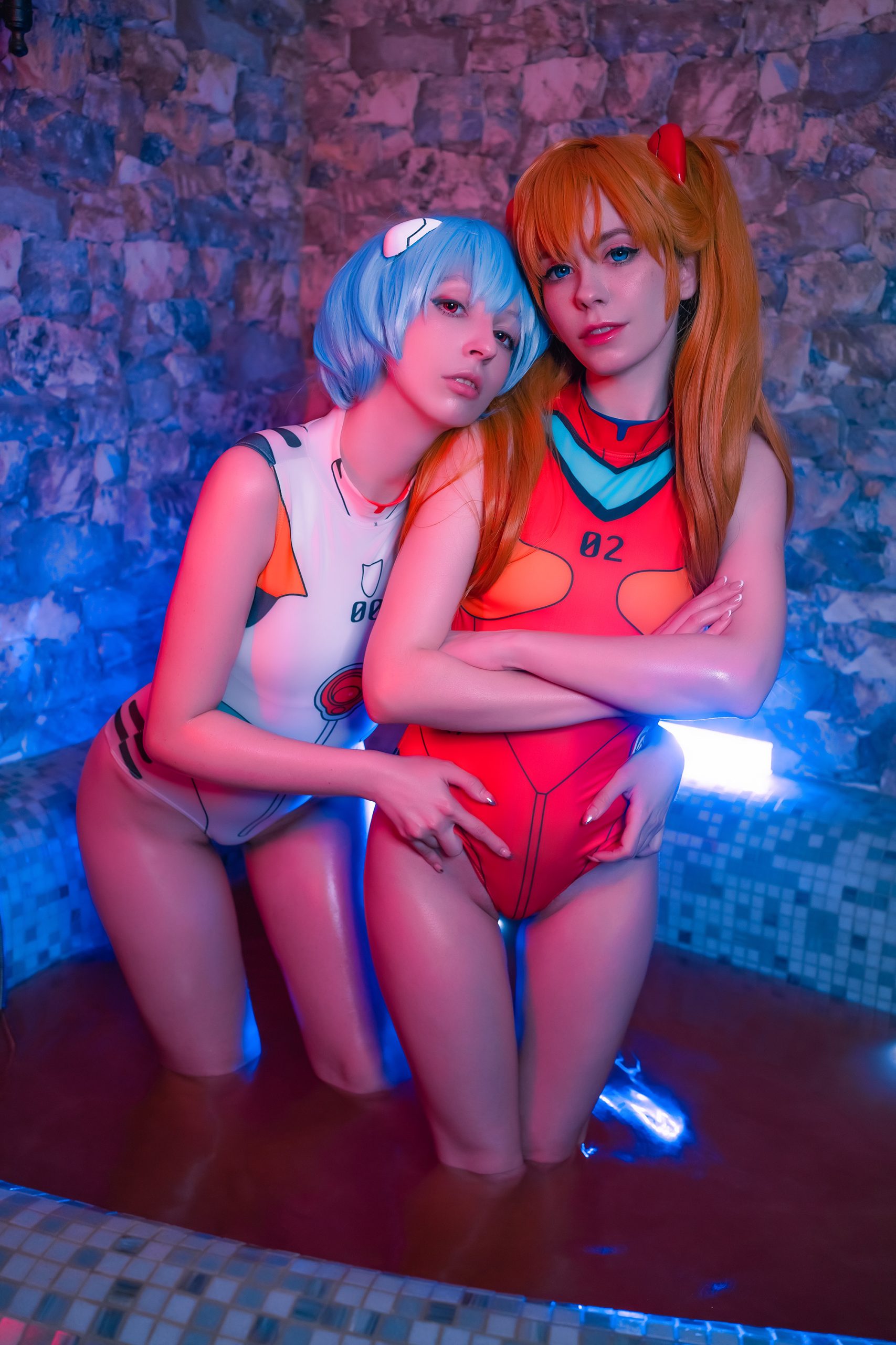 Rei and Asuka Cosplay