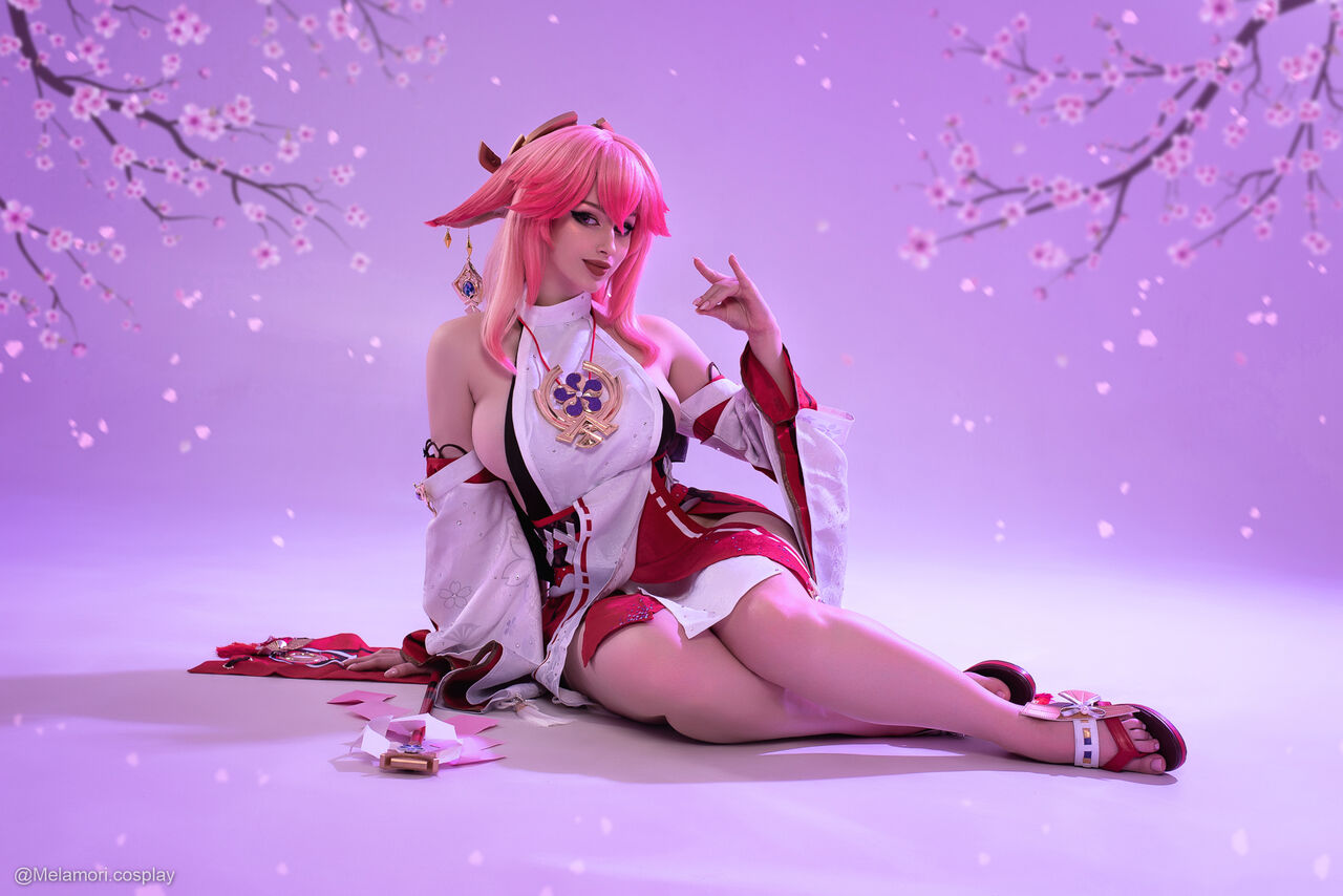 Sexy Yae Miko Cosplay - Lady Melamori