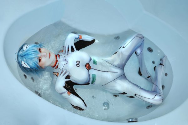 Rei Ayanami Bath Cosplay By Shaeunderscore